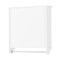 Alaterre Furniture Dover Over Toilet Organizer with Open Shelving, Wall Mounted Cabinet with 2 Doors and Towel Rod ANDO723WH - alternate 5